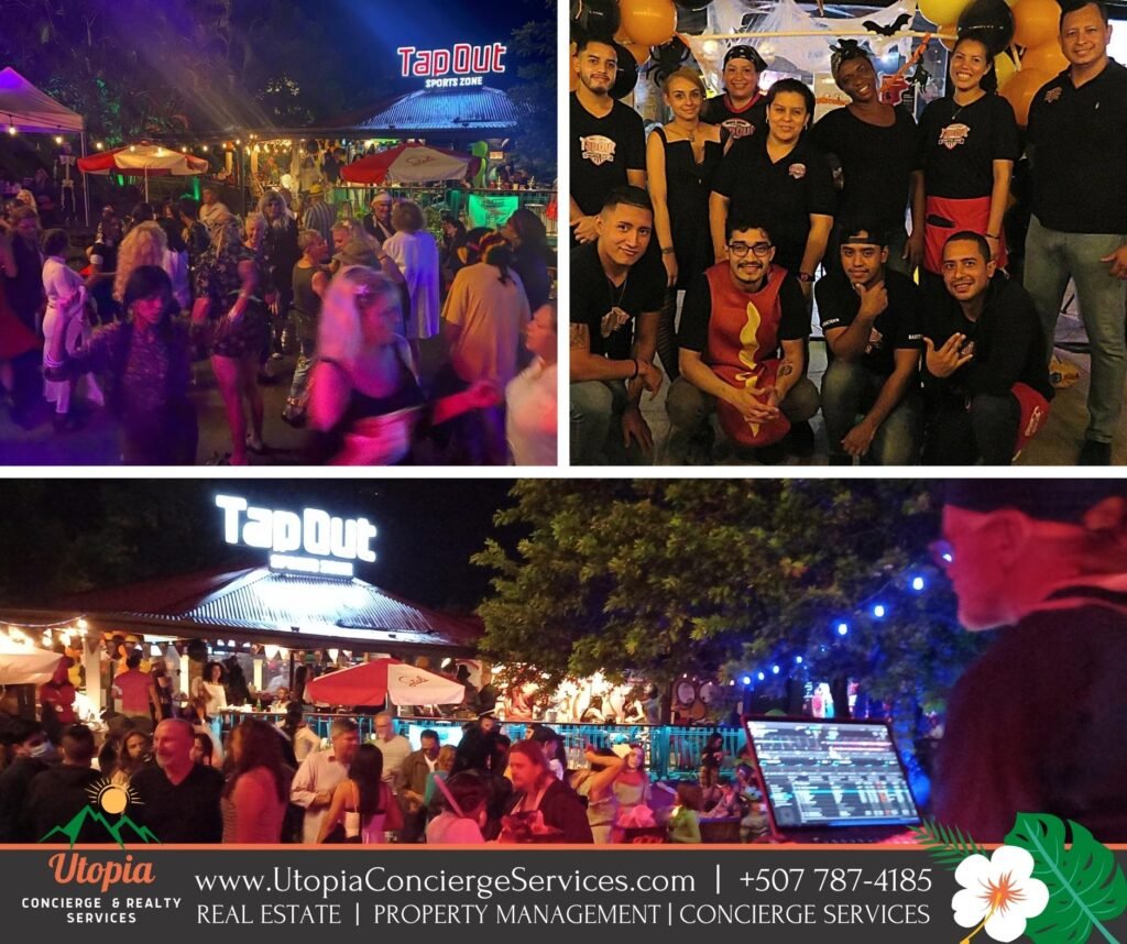 HALLOWEEN PARTY - TAP OUT STAFF - Boquete Panama Homes for Sale - Utopia Concierge and Realty Services - 1